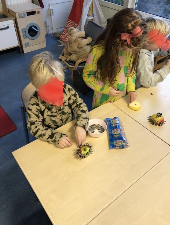 Winter bij de kleuters